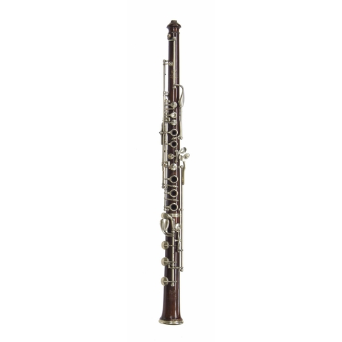 1807 - Cocuswood Boehm system oboe, signed Millereau, Brevete, 66 rue Angouleme, Paris, made circa 1890, 54... 