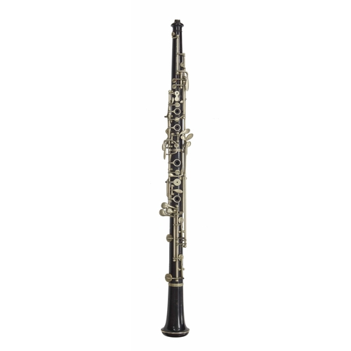 1808 - Cocuswood Conservatoire system oboe with German silver keywork, signed Jacques Albert, Fils, Bruxell... 