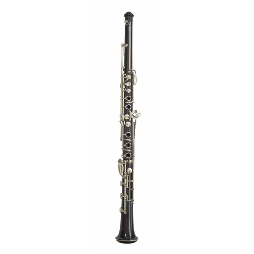 1811 - Cocuswood Boehm system oboe with maillechort keywork, signed Brevete, (tower), Triebert, á Paris, ma... 