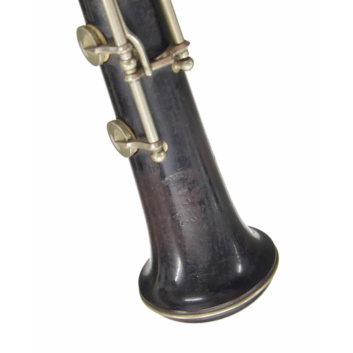 1811 - Cocuswood Boehm system oboe with maillechort keywork, signed Brevete, (tower), Triebert, á Paris, ma... 