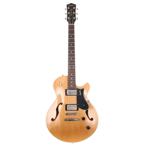 180 - Godin Montreal Premiere hollow body electric guitar, made in Canada; Body: natural finish; Neck: goo... 