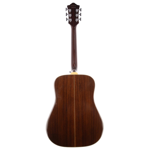 190 - 1994 Guild DV72-NT acoustic guitar, made in USA; Back and sides: Indian rosewood; Top: natural spruc... 