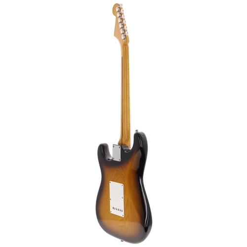 59 - 1982 Fender Squier Series Stratocaster electric guitar, made in Japan; Body: two-tone sunburst finis... 