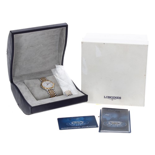 136 - Longines Flagship bicolour gentleman's wristwatch, reference no. L5 631 3, serial no. 26501xxx, circ... 