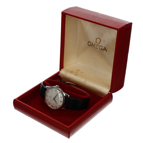 14 - Omega stainless steel gentleman's wristwatch, reference no. 14726-1 SC, serial no. 17326xxx, circa 1... 