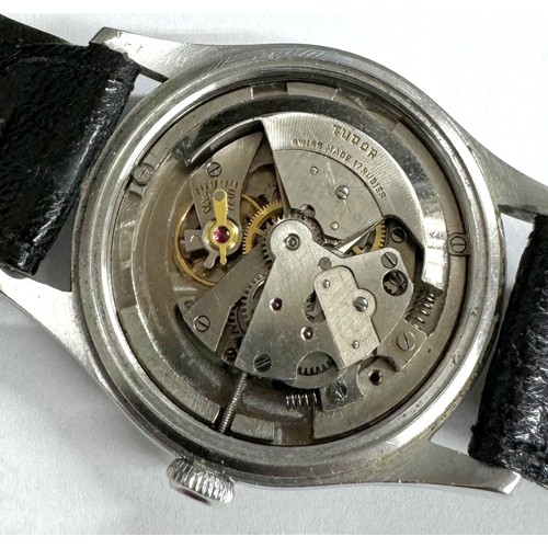 107 - Rare Tudor Oyster Shock-Resisting 'bumper' automatic stainless steel gentleman's wristwatch, referen... 