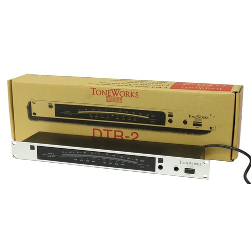 936 - Korg ToneWorks DTR-2 digital tuner rack unit, boxed*Please note: Gardiner Houlgate do not guarantee ... 