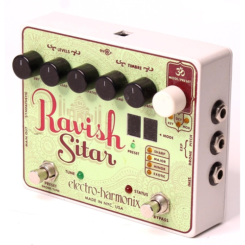 963 - Electro-Harmonix Ravish Sitar guitar pedal*Please note: Gardiner Houlgate do not guarantee the full ... 