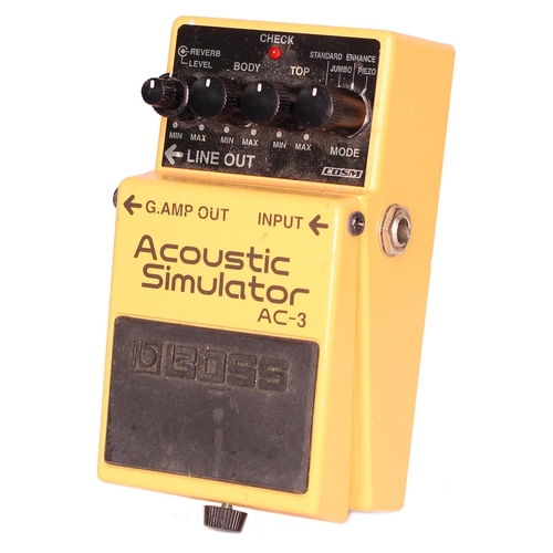 983 - Boss AC-3 Acoustic Simulator guitar pedal*Please note: Gardiner Houlgate do not guarantee the full w... 