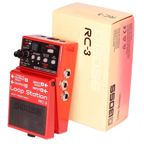 989 - Boss RC-3 Loop Station guitar pedal, boxed*Please note: Gardiner Houlgate do not guarantee the full ... 