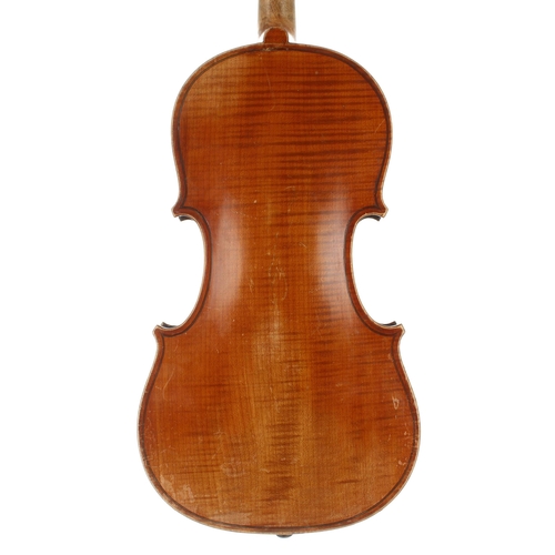 2405 - Early 20th century French Stradivari copy violin,  14 1/8