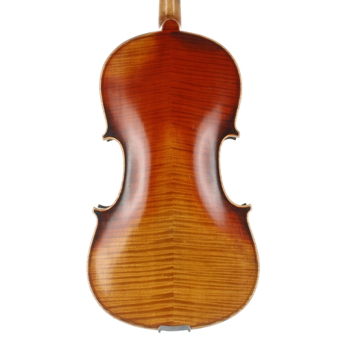 2415 - Early 20th century Dresden Stradivari copy viola, 15 3/16