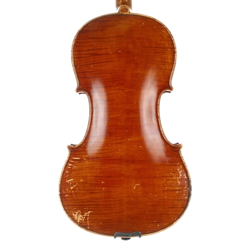 2419 - English violin by and labelled William Dickie, fecit Wentworth, 1893; also signed on the label, the ... 