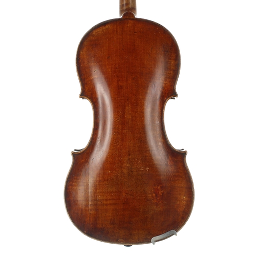 2449 - Interesting Mittenwald violin of the Kloz School circa 1800, labelled George Kloz in Mittenwald an d... 