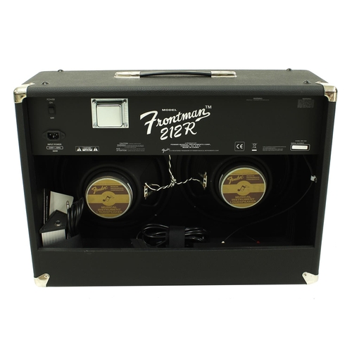 689 - Fender Frontman 212R combo guitar amplifier, with footswitch*Please note: Gardiner Houlgate do not g... 