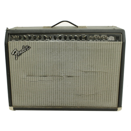 715 - 1990s Fender Ultra Chorus guitar amplifier, made in USA (rip to front grille, loss to tolex)*Please ... 