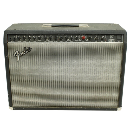 716 - 1990s Fender Ultimate Chorus DSP guitar amplifier, made in Mexico, with footswitch*Please note: Gard... 