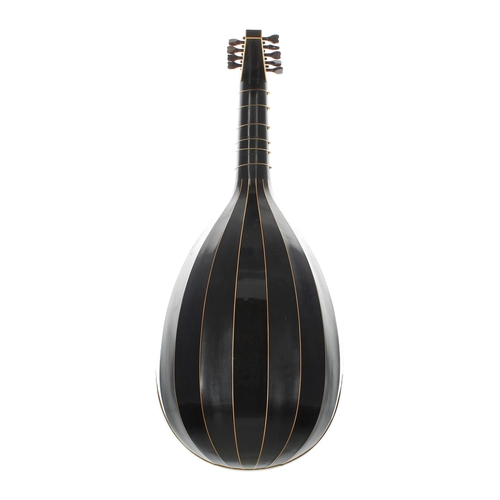 1555 - Fine small modern medieval style lute by and labelled David van Edwards, Made for Martin Best, June ... 