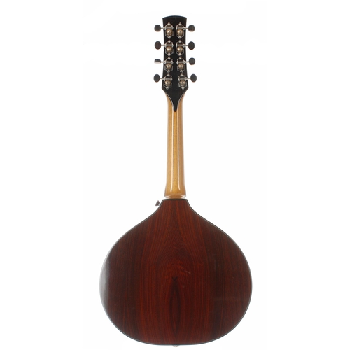 1587 - Good modern mandolin by and labelled taran Guitars, The Springwell-Coco-Euro-1 1/16, no. 10, Handmad... 