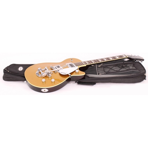 229 - 2011 Gretsch Electromatic G5438T Pro Jet electric guitar, made in China; Body: gold top finish upon ... 