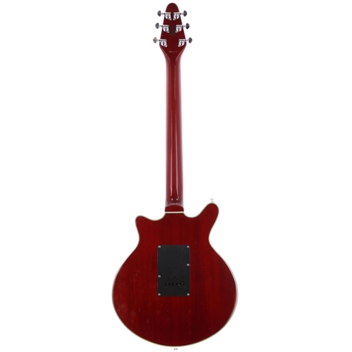 242 - Burns Brian May Red Special electric guitar, made in Korea; Body: cherry red finish, light marks but... 