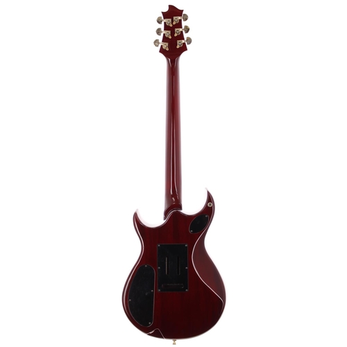 248 - Yamaha YSG Series T-1 electric guitar, circa 1990, made in Japan; Body: amber burst finish upon cher... 