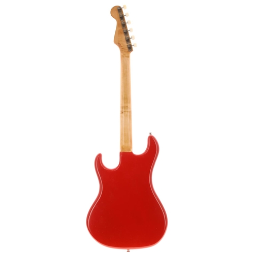 260 - 1960s Watkins Rapier 33 electric guitar, made in England; Body: red finish, various minor marks and ... 