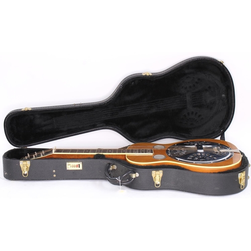 281 - Dobro Jerry Douglas Signature square neck resonator guitar, made in USA, circa 2005; Body: natural f... 