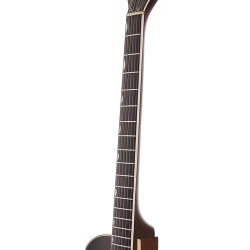289 - 1956 Gretsch 6128 Duo-Jet electric guitar, made in USA; Body: black finished top, natural finished b... 