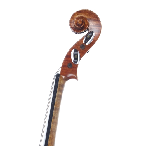 2458 - Violin labelled Tomalin All Saints, Dorset, MV/Z/1978, 14 1/16