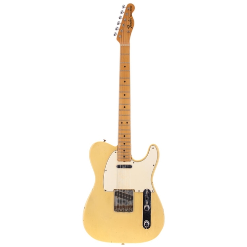 70 - 1968 Fender Telecaster electric guitar, made in USA; Body: blonde finish, typical age yellowing, min... 