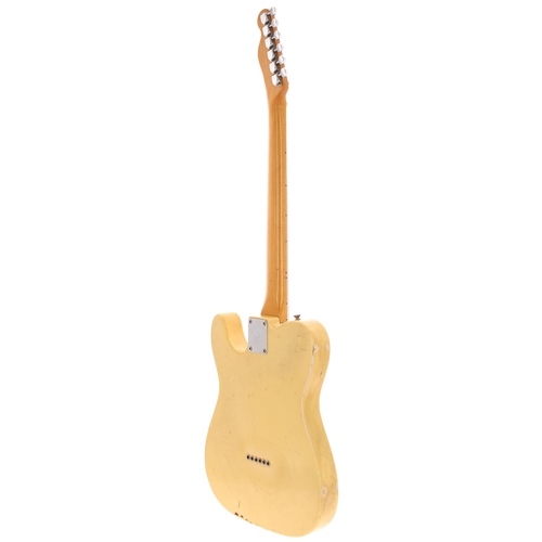 70 - 1968 Fender Telecaster electric guitar, made in USA; Body: blonde finish, typical age yellowing, min... 