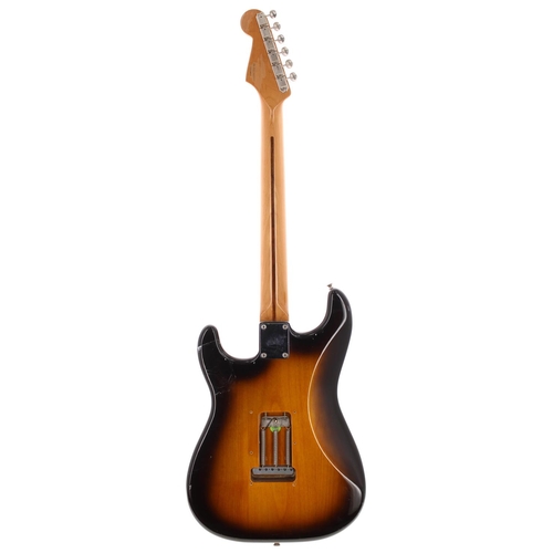 72 - 2002 Fender Classic Series 50s Stratocaster electric guitar, made in Mexico; Body: two-tone sunburst... 