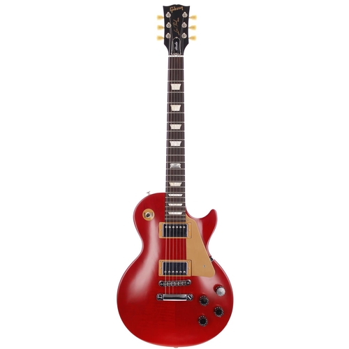 99 - 2014 Gibson 120th Anniversary Les Paul Studio electric guitar, made in USA; Body: trans red satin fi... 