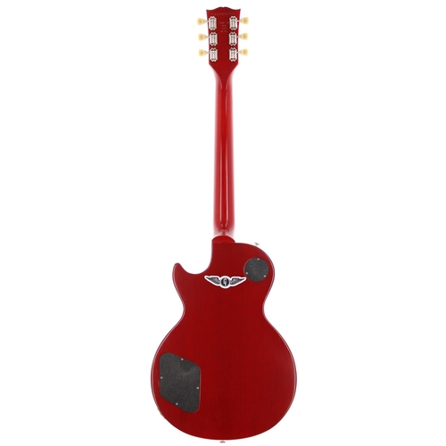 99 - 2014 Gibson 120th Anniversary Les Paul Studio electric guitar, made in USA; Body: trans red satin fi... 