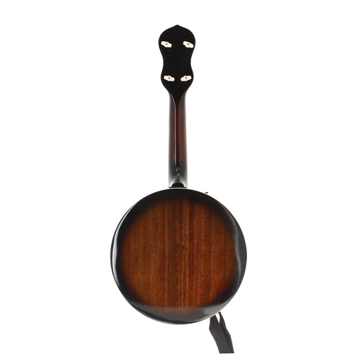 1539 - Grafton ukulele banjo, with banded mahogany resonator, 8