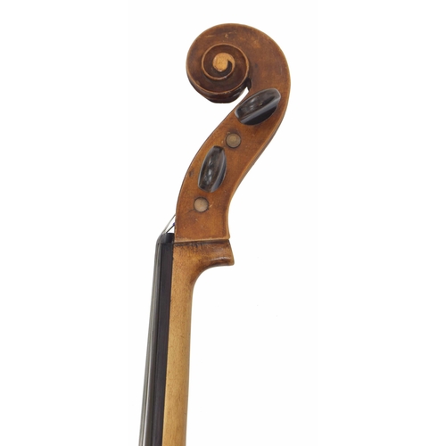 2515 - Early 20th century German three-quarter size violoncello, 27 3/4