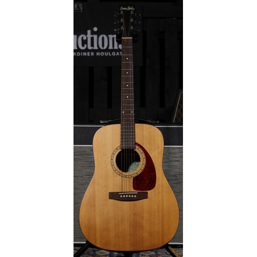 575 - Simon & Patrick S&P 6 Spruce acoustic guitar, made in Canada; Back and sides: cherry wood; T... 