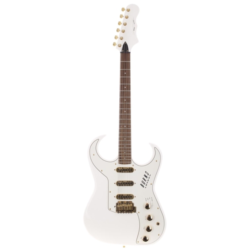 131 - Burns Bison Series '62 reissue Bison electric guitar, made in Korea; Body: white finish, a few minor... 