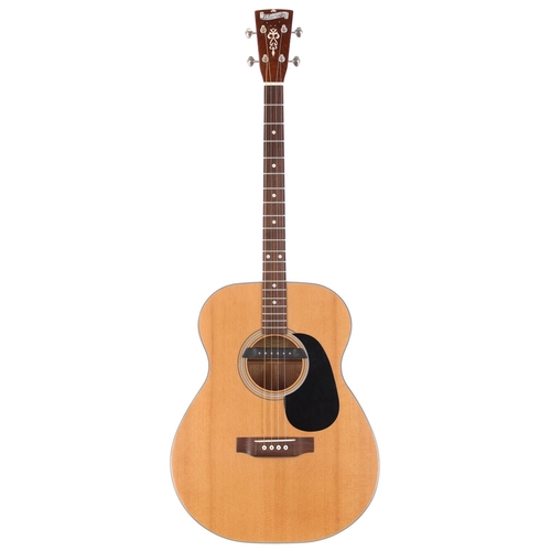 155 - Blueridge BR-60T electro-acoustic tenor guitar; Back and sides: rosewood, light marks; Top: natural ... 