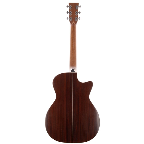 310 - Furch OM-35 left-handed electro-acoustic guitar, made in Czech Republic; Back and sides: Indian rose... 