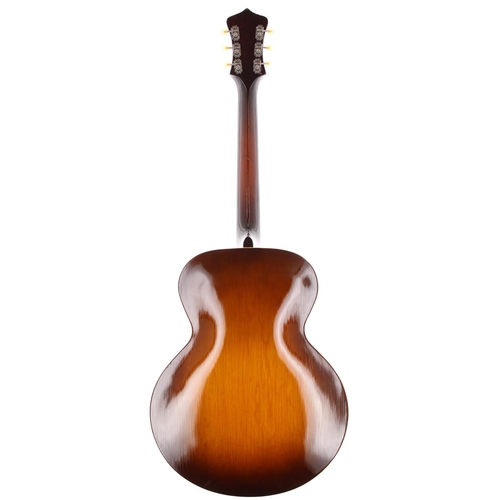 320 - 1938 Recording King Roy Smeck A104 electric archtop guitar, made in USA; Body: sunburst finish, ligh... 