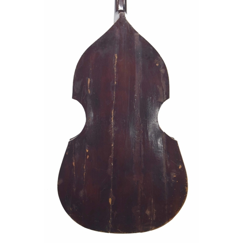 2524 - Small Italian double bass made by Giacomo Marchese circa 1940, back length 36 1/2