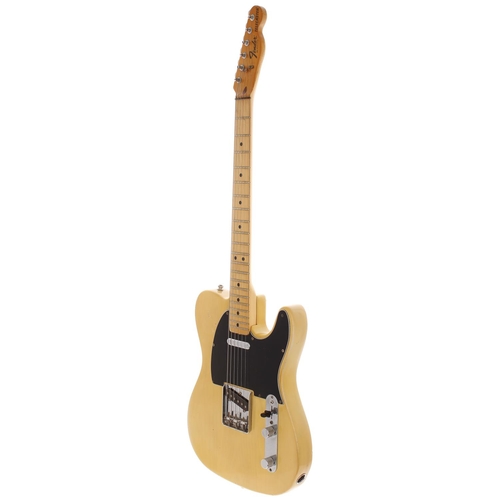 77 - 1978 Fender Telecaster electric guitar, made in USA; Body: blonde finish, arm rubbing to bass edge, ... 