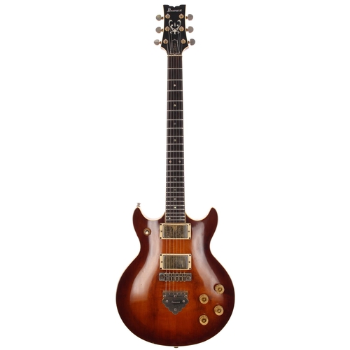 337 - 1977 Ibanez Artist 2618 electric guitar, made in Japan; Body: amber burst finish, heavy blemishes an... 