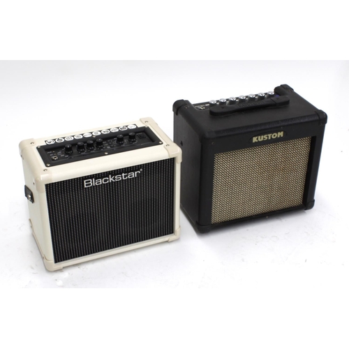 701 - Blackstar Amplification ID:Core Stereo 10 V2 guitar amplifier, with PSU; together with a Kustom KGS1... 