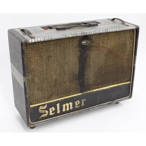 720 - Selmer Truvoice Zodiac Twin Thirty guitar amplifier, made in England, circa 1965, fitted with Goodma... 