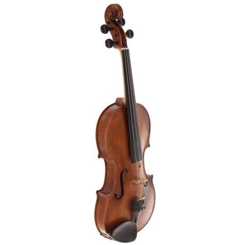140 - C.F. Martin guitar interest - Rare violin made by John H. Deichman, Nazareth PA, 15th July 1914, num... 