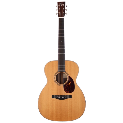 198 - 2012 Santa Cruz OM/PW acoustic guitar, made in USA; Back and sides: Indian rosewood; Top: upgraded E... 