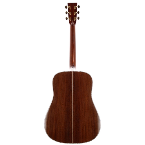 199 - 2015 C.F Martin D-45 acoustic guitar; Back and sides: Indian rosewood; Top: sitka spruce, a few mino... 